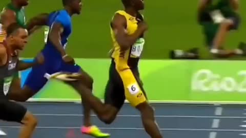 Ussain bolt 100meter world record 9.27 second 😱