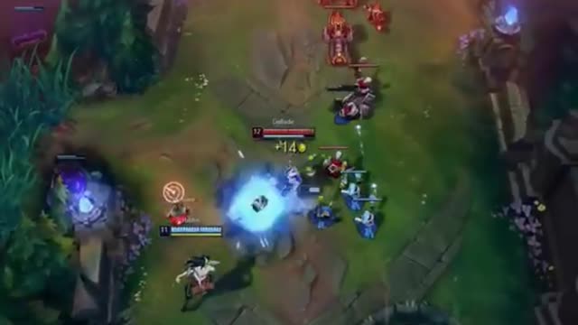 League of Legends exciting single kill