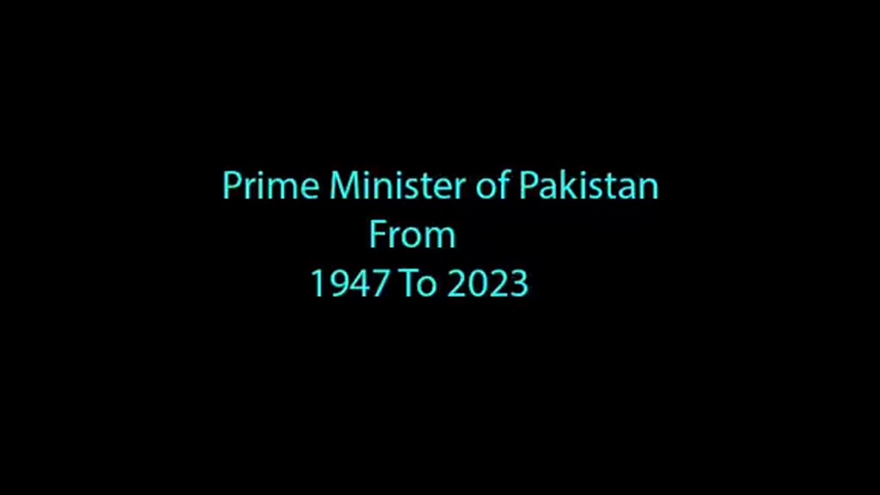 Prime Minister of Pakistan