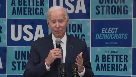 BIDEN: "Republicans are going to crash the economy."