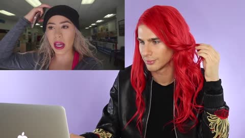 HAIRDRESSER REACTS TO BLEACHING HAIR FAIL