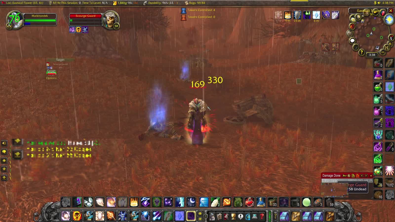 World of Warcraft Classic Shadow Farming at eastern Plaguelands for a trinket