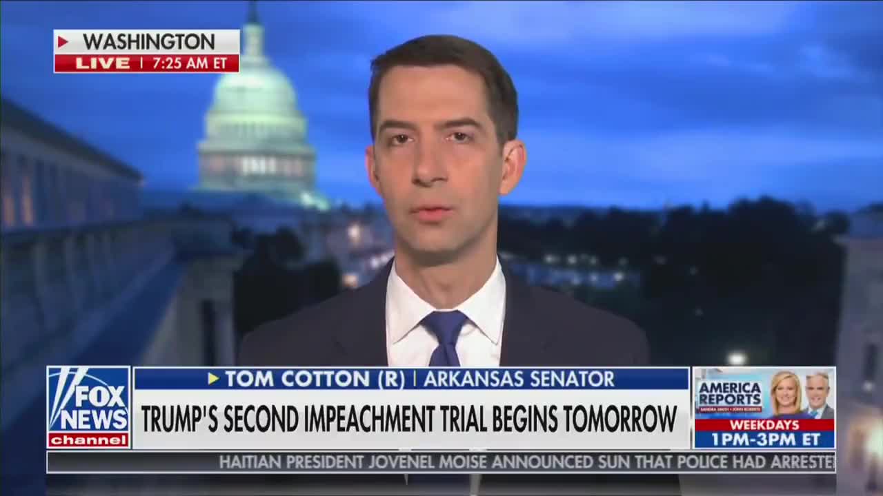 Sen. Cotton Torches Impeachment