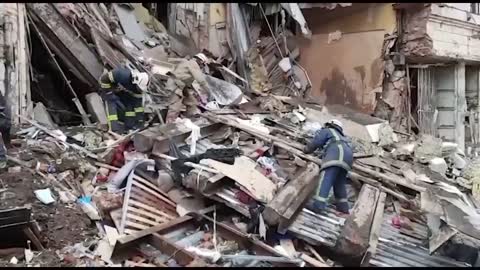 Invaders hit a 100-year-old house in the center of Kharkov