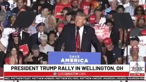 Trump speaking at the rally! Liberal heads go POP!