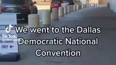 Dallas national Democratic Party convention! Where is the people!