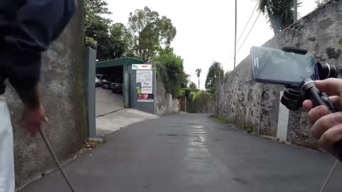 Descida carro de cesto na Madeira com GoPro