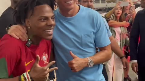 i met Cristiano Ronaldo