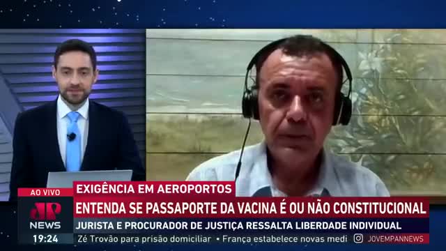 Política de saúde pública não é função do judiciário, diz procurador sobre passaporte vacinal