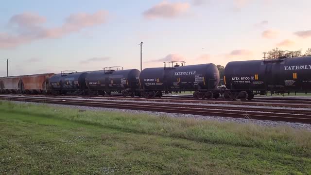 Florida East Coast Railway FEC-206 at New Smyrna Beach Yard in Florida November 3 2022 #railfanrob