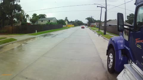 Riding Home After a Downpour
