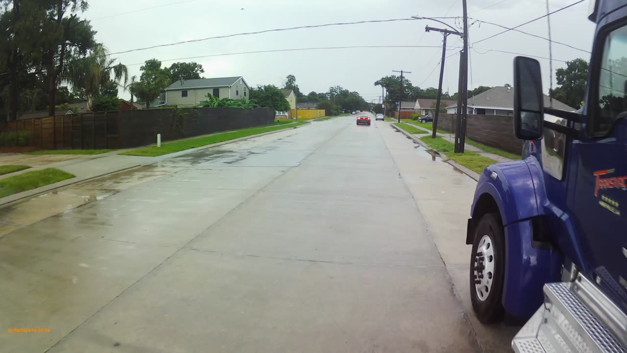 Riding Home After a Downpour