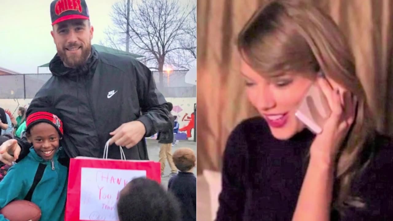 Travis Kelce Call Taylor Swift When Her Fan Crying in Shopping Mall 21 December 2023