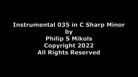 Instrumental 035 in C# Minor