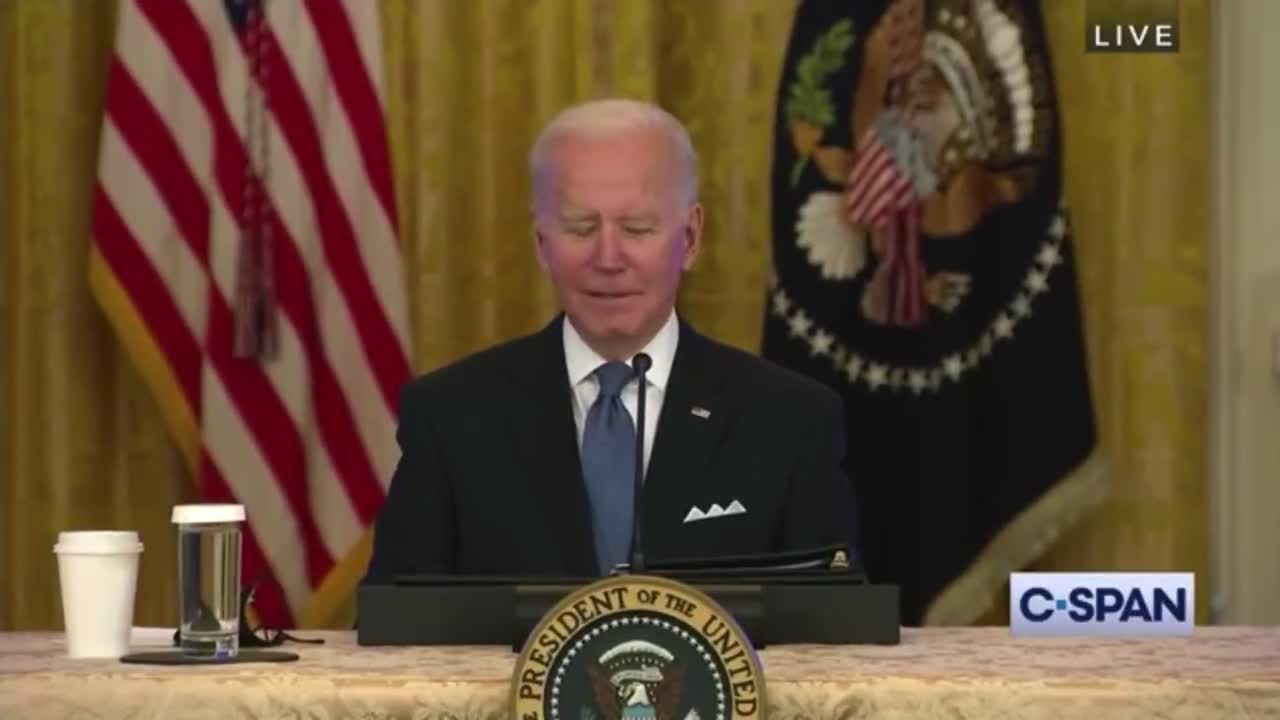 Biden calls a reporter a "stupid son of a bitch" after a question about inflation.