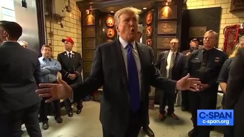 President Trump Visited NYFD on 9/11 20th Anniversary