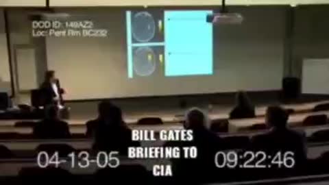 BILL GATES | SECRET PRESENTATION TO CIA | VACCINES CAN CONTROL PARTS OF THE BRAIN | APRIL 13 2005