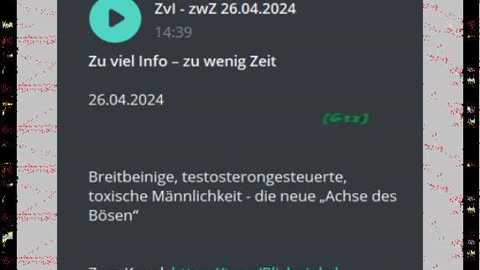 Zu viel Info – zu wenig Zeit - 26.o4.2024