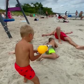 Little Terminator on the beach