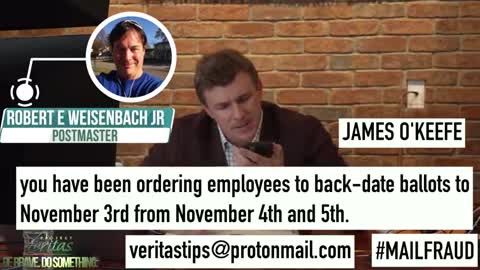 (Project Veritas) 1st Pennsylvania USPS Whistleblower (Nov 5, 2020)