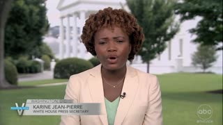 'The View' Brings On Biden's Press Secretary To Help Explain GDP Report As Recession Fears Intensify