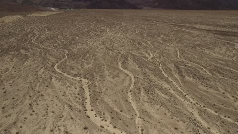 Mesmerizing View of dessert Captured by Drone