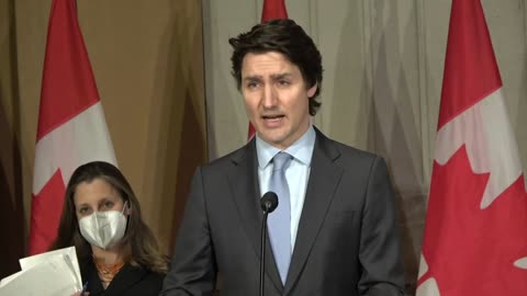 Canada sanctions Russia over Ukraine 'invasion,' pledges more troops to Europe