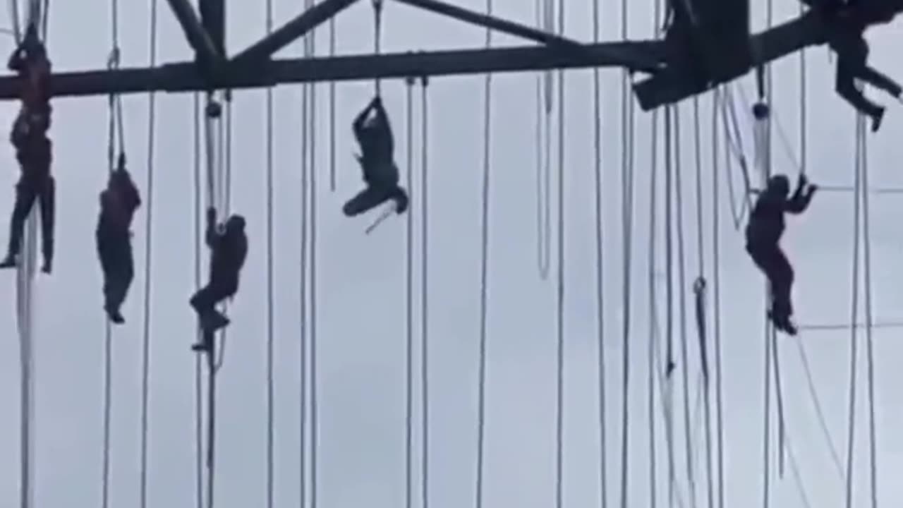 Caída de estructura en Brasil