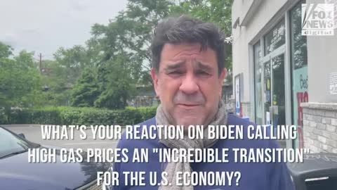 WATCH_ Americans sound off on gas prices after Biden says they're part of an 'incredible transition' May 2022