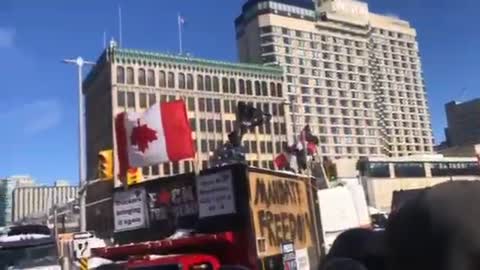Ottawa. After the police brutality, the protesters refuse to give any more ground.