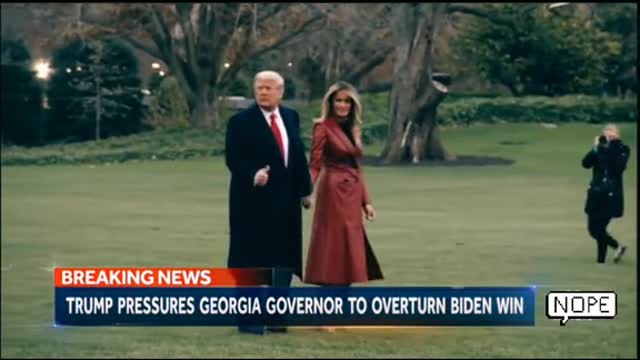 Trump Melania"Caught Walking in a Part Together!