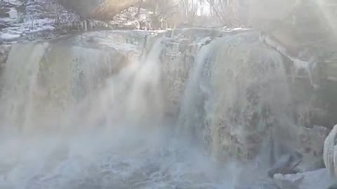 West Falls Cascade Park Elyria Ohio 2/20/22