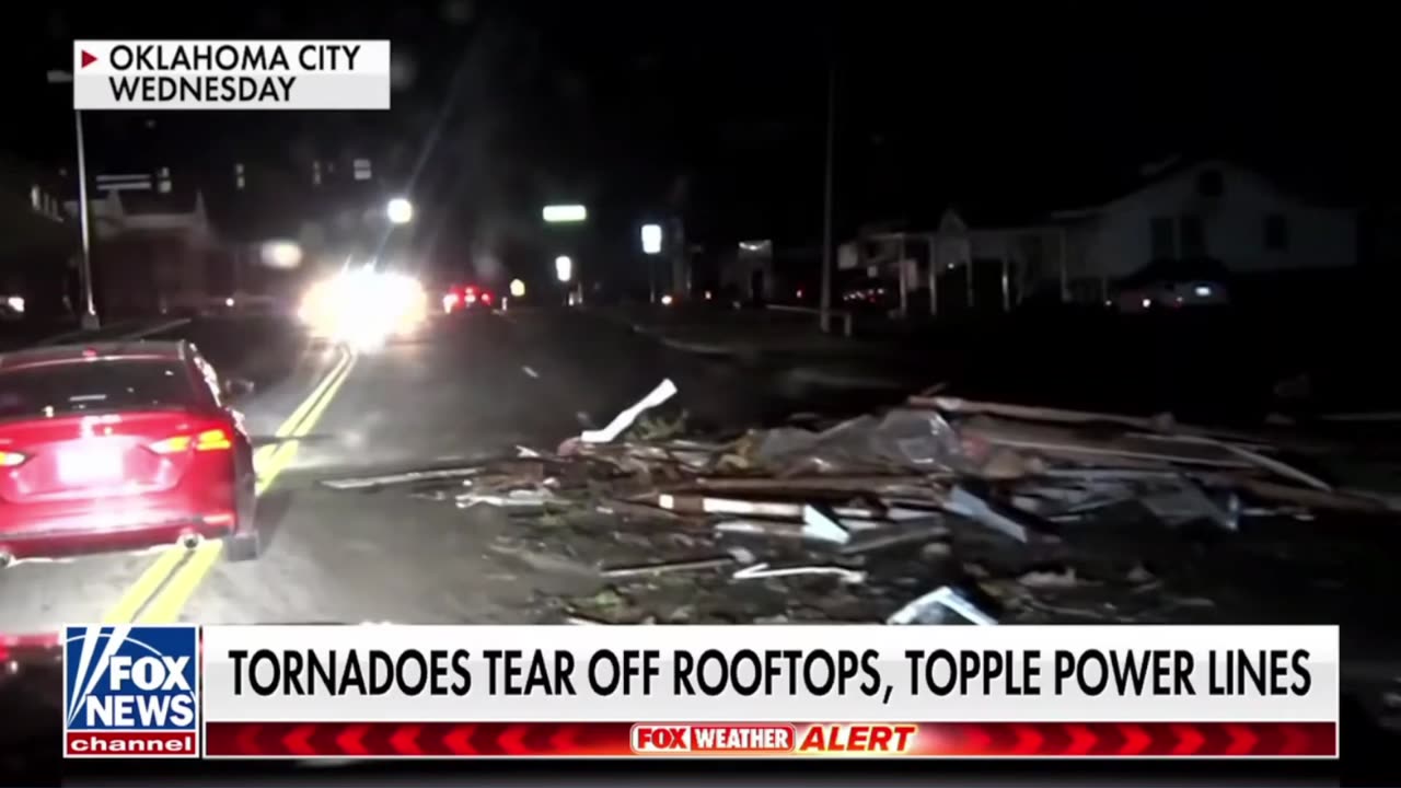 About 15 Tornadoes Ripped Through Oklahoma & Left A Trail Of Destruction Overnight, At Least 2 Dead