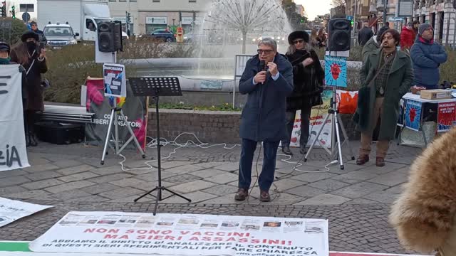 Intervento del Dott. Mariano Amici - - Monza manif. "Sedotti e Abbandonati" - 21/01/23