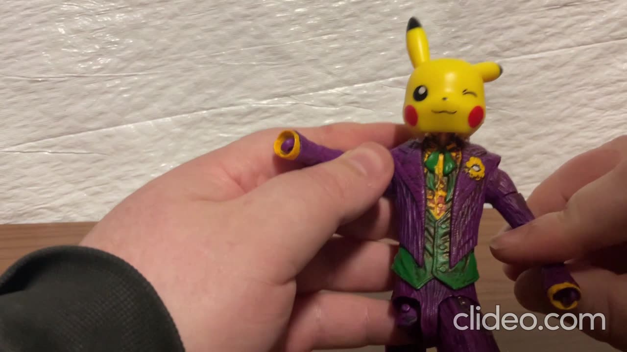 Hilarious! My Pikachu Joker toy dancing to music!