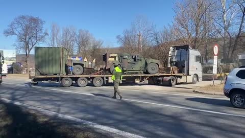 In Romania sono arrivati i convogli militari USA, sarà per fronteggiare il covid?