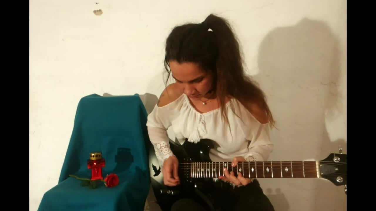 Guitarist Eva Vergilova's epic 'Godfather' theme song cover