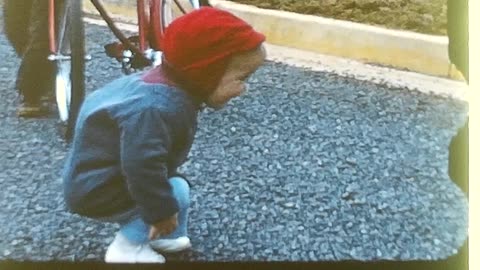 1963 - Bike riding, Rich Home from Kindegarten, Tippy (Our First Dog) First snow of the year