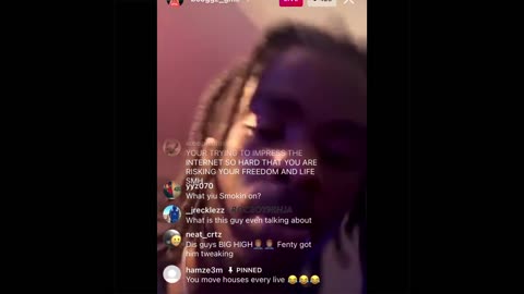 Booggz IG live says Sam G shot up his homies house FLASHBACK