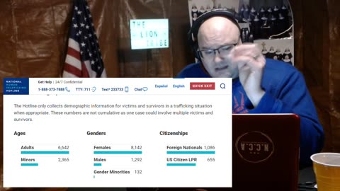 Human trafficking hotline site & current statistics | LION tribe ep. 10 clip