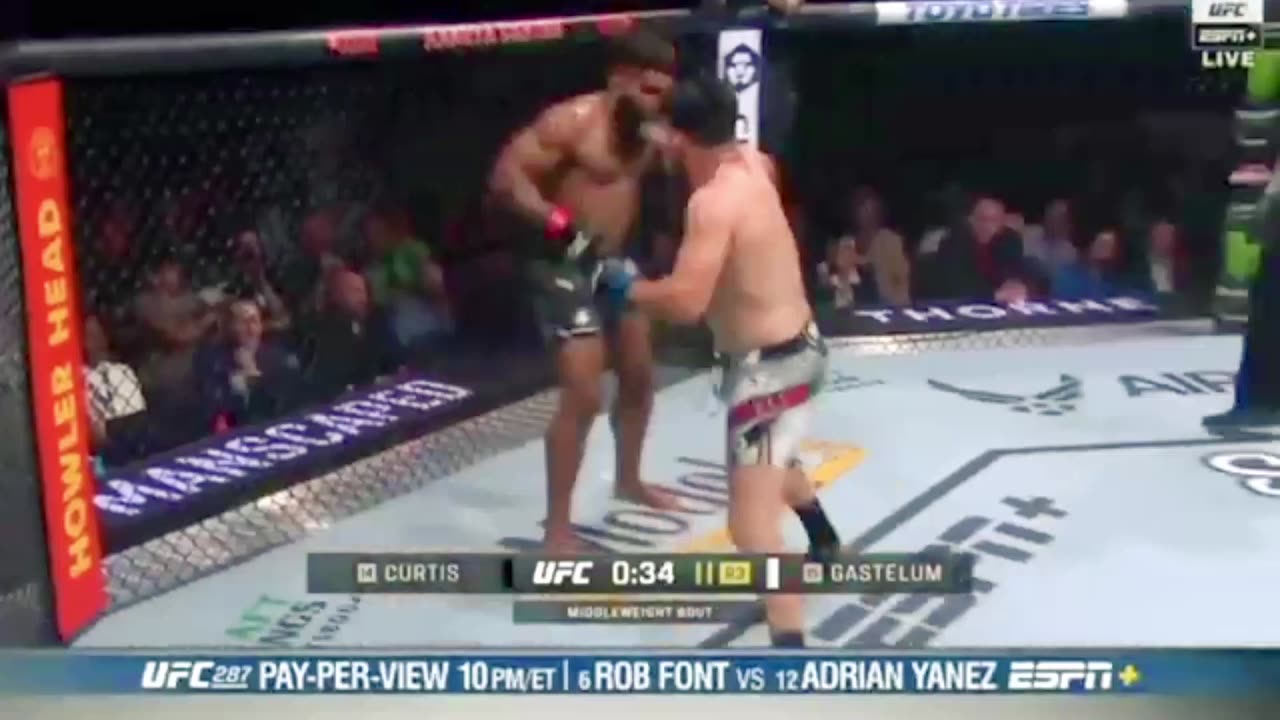 chris curtis vs kelvin gastelum highlights