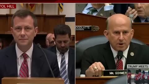 Watch 'F.BI JERK' Peter Strzok has MELTDOWN after Goumert SHREDS him with 'Cl.inton email' coverup