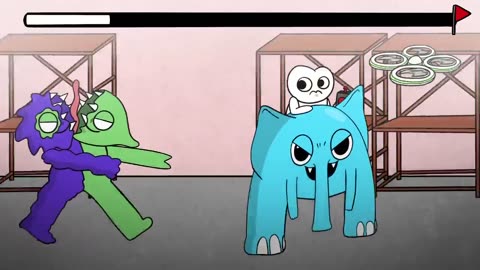 Cute Garten of Banban 4 jumpscare Animation