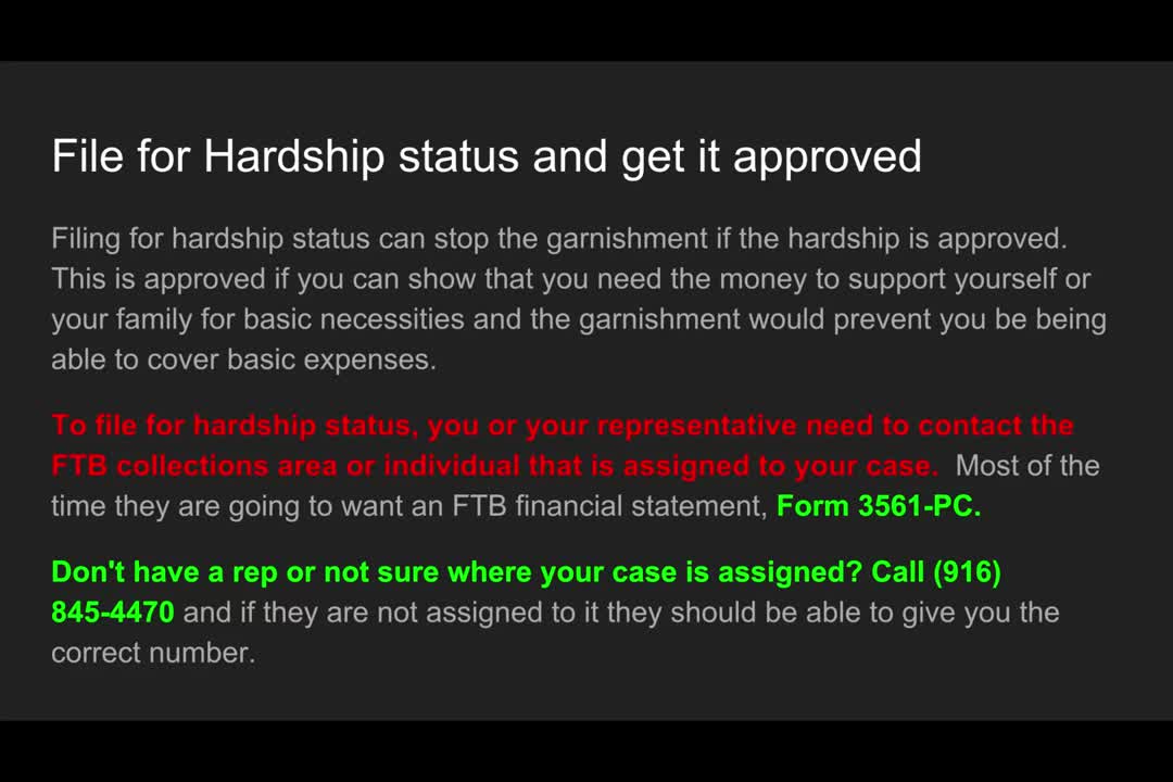 How To Stop California FTB Wage Garnishments: Detailed Guide