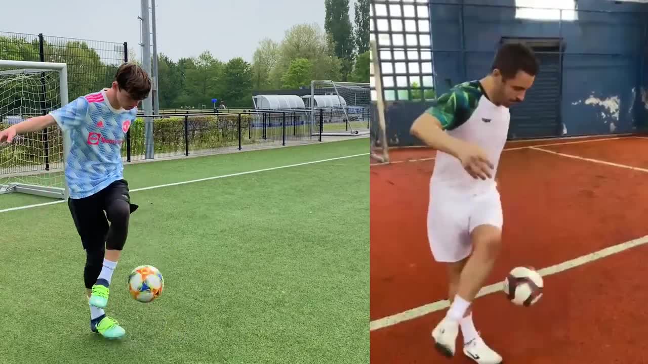 RECREATING VIRAL FOOTBALL MOMENTS !