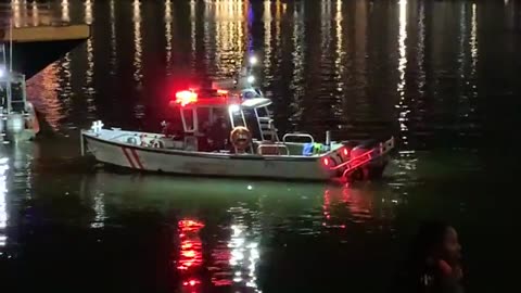 DEVELOPING! Washington DC: Water search below S. Capitol St Bridge.