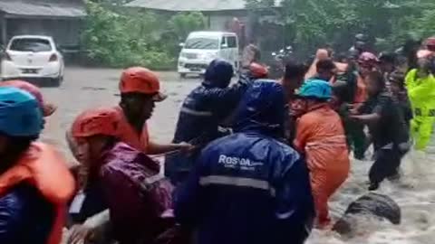 evacuation of residents from the effects of flooding