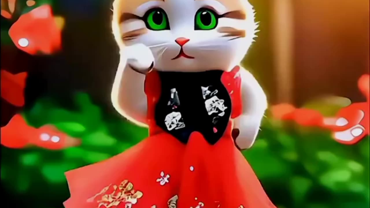 Sweet cat dance