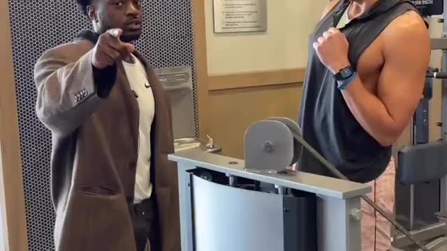 Funny Marco Threatens To Slap A Random Guy At The Gym