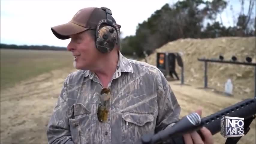 Ted Nugent Shotgun vs AR-15